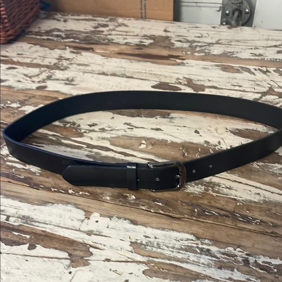 Beverly Hills Polo Club Black Leather Belt - Picture 2 of 5